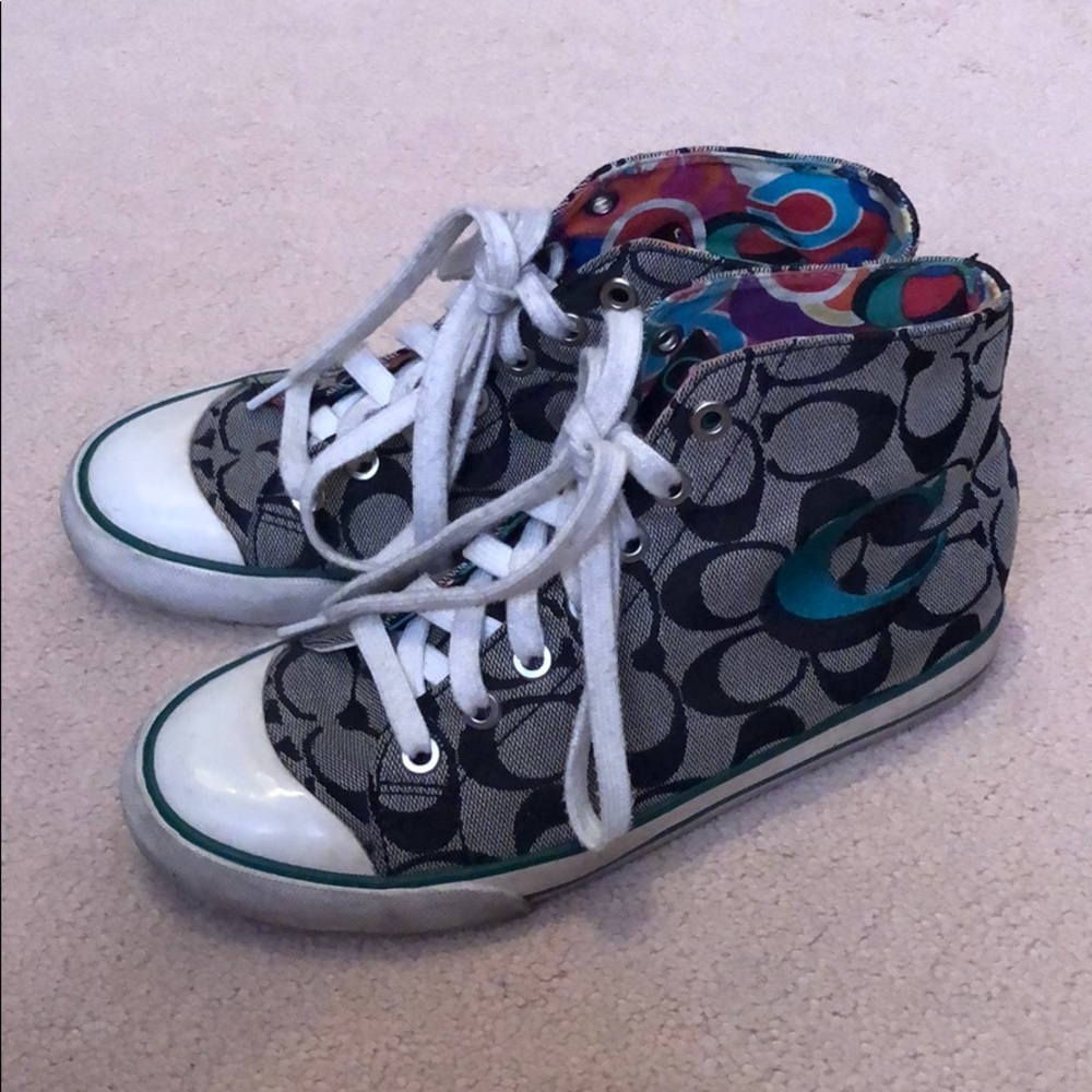 Coach high top sneakers